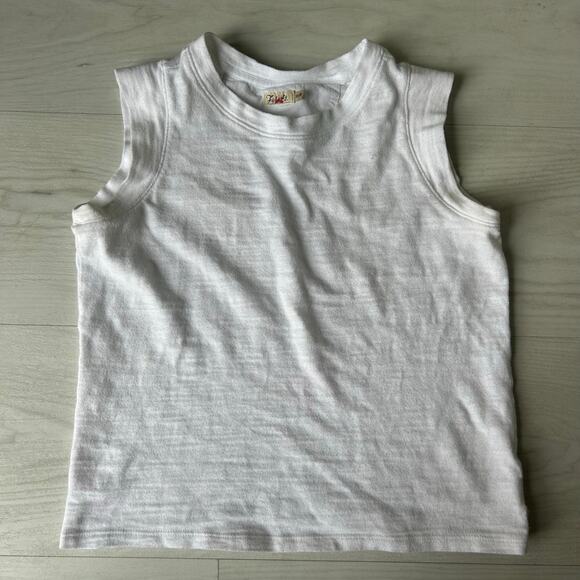 Faherty Tops - Faherty Cotton Tank Top White Spring Closet Staple Size Extra Small